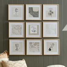9 Piece Contemporary Gallery Wall Set